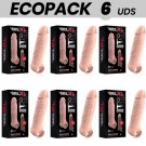 Ecopack 6 Uds - Virilxl Penis Extension Liquid Silicone V9 Natural