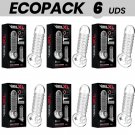 Ecopack 6 Uds - Virilxl Extension And Penis Sheath V15 Transparent