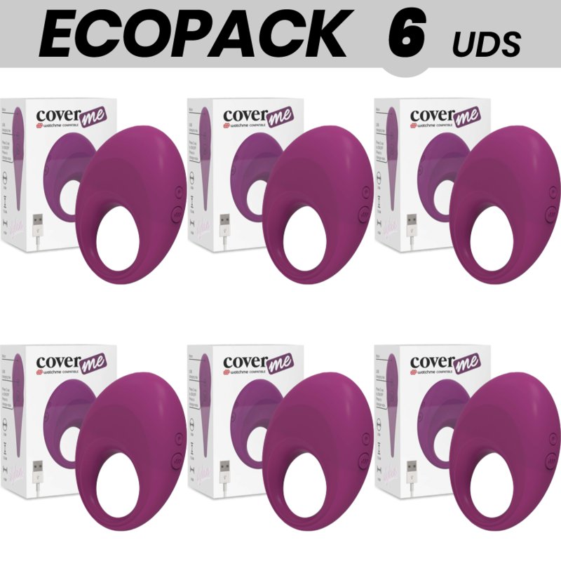 Ecopack 6 Uds - Coverme Dylan Rechargeable Ring Compatible With Watchme Wireless