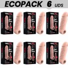 Ecopack 6 Uds - Virilxl Penis Extension Liquid Silicone V7 Natural