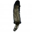 Baile Silicone Penis Sleeve With Ball Straps 13.5 Cm