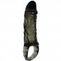 Baile Silicone Penis Sleeve With Ball Straps 13.5 Cm