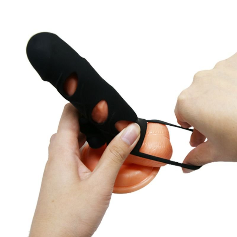 Pretty Love Vibrating Silicone Sleeve 14 Cm
