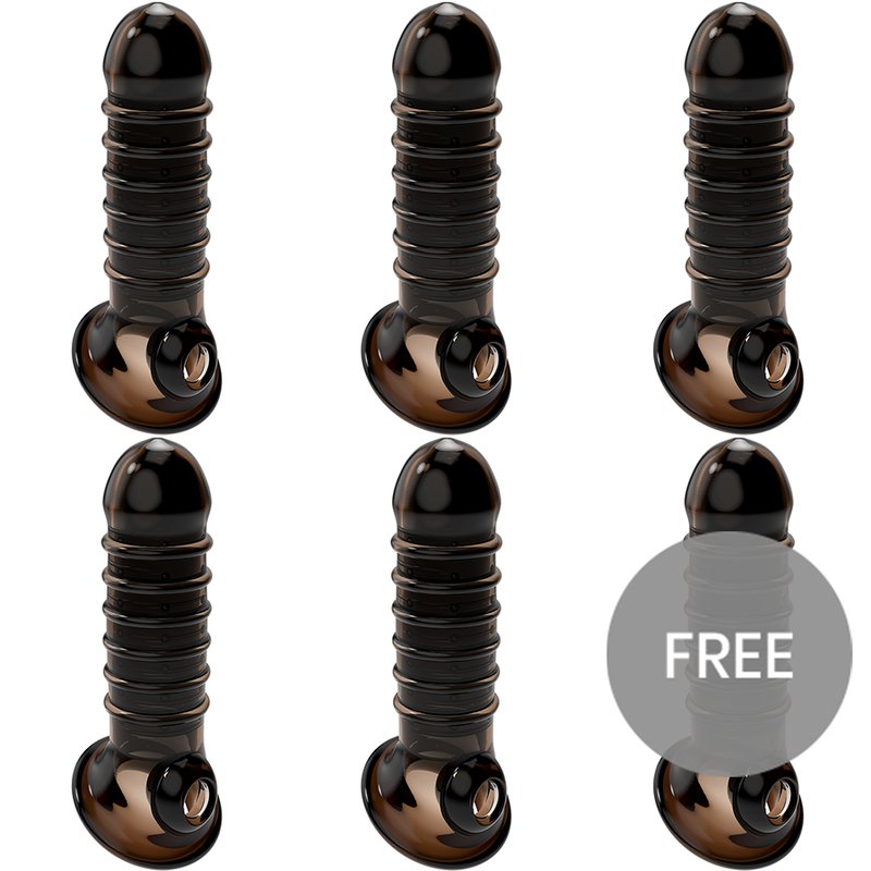 Virilxl Penis Extender Extra Comfort Sleeve V15 Black 5+1 Free