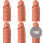 Virilxl Penis Extender Extra Comfort Sleeve V3 Brown 5+1 Free