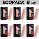 Ecopack 6 Uds - Virilxl Penis Extension Liquid Silicone V5 Natural
