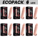 Ecopack 6 Uds - Virilxl Penis Extension Liquid Silicone V9 Natural