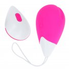 Oh Mama Textured Vibrating Egg 10 Modes - Pink And White