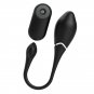 Black and Silver Jenell Rechargeable Vibrating Egg