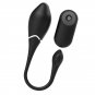 Black and Silver Jenell Rechargeable Vibrating Egg