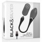 Black and Silver Jenell Rechargeable Vibrating Egg