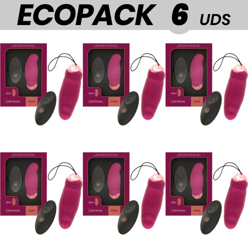 Ecopack 6 Units - Rithual Esha Egg Remote Control Rotation + Vibration System
