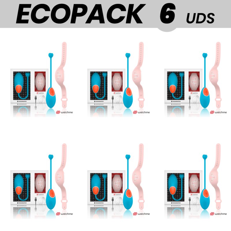 Ecopack 6 Uds - Wearwatch Egg Remote Control Technology Watchme Blue / Pink