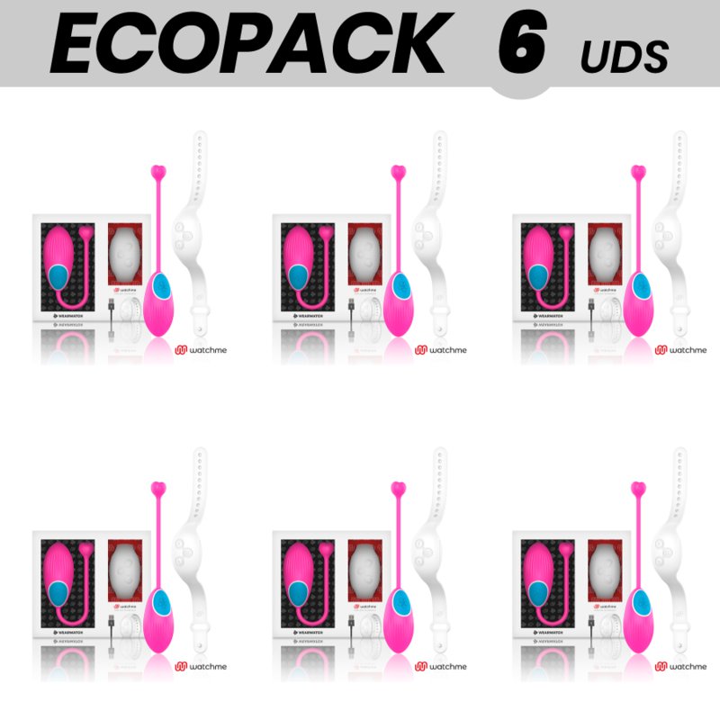 Ecopack 6 Uds - Wearwatch Egg Remote Control Technology Watchme Fuchsia / Snow