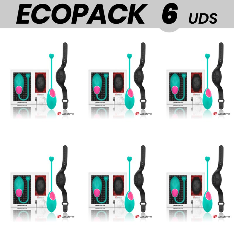 Ecopack 6 Uds - Wearwatch Remote Control Egg Watchme Sea Water / Azabache