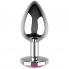 Coquette Anal Plug Metal Pink Color Size L 4 X 9cm