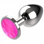 Coquette Anal Plug Metal Pink Color Size L 4 X 9cm