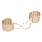 Desir Metallique Black Mesh Gold Handcuffs