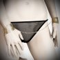 Desir Metallique Black Mesh Gold Handcuffs
