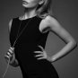 Magnifique Metallic Chain Whip / Necklace Silver