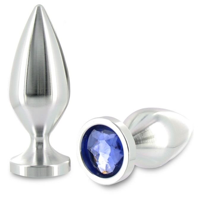 Metalhard Anal Plug Diamond Cristal Medium 8.89cm