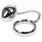 Metalhard Cock Ring 50mm + Cadena Con Bola Metal