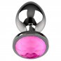 Coquette Chic Desire Anal Plug Metal Pink Color Size L 4 X 9cm
