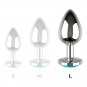 Coquette Chic Desire Anal Plug Metal Blue Color Size L 4 X 9cm