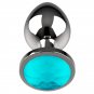 Coquette Chic Desire Anal Plug Metal Blue Color Size L 4 X 9cm