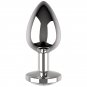 Coquette Chic Desire Anal Plug Metal Clear Color Size M 3.5 X 8cm