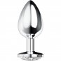 Ohmama Anal Plug Metal, White M
