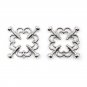 Ohmama Metallic Nipple Clamps Flower