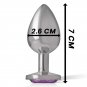 Intense - Anal Plug Metal Violet Size S