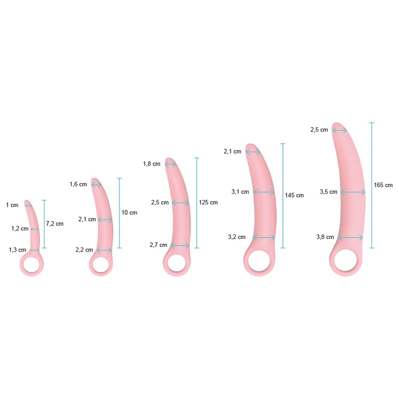 Intimichic Silicone Dilator 5pcs