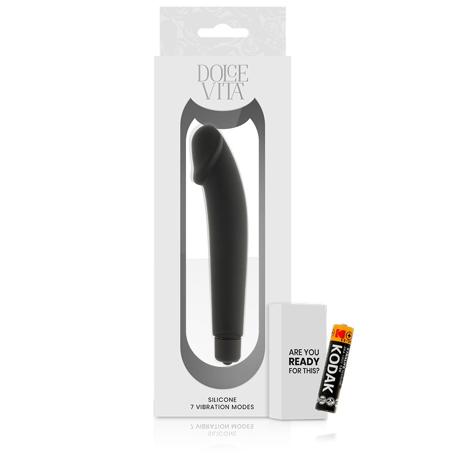 Dolce Vita Realistic Black Silicone