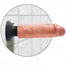 King Cock - 6"- 15.24 Cm Vibrating Cock Flesh