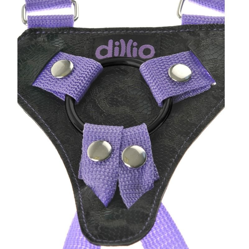 Dillio 7 Inch Strap-on Suspender Harness Set