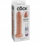 King Cock Realistic Dildo Uncut Flesh 19 Cm