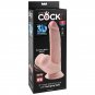 King Cock Plus 3d Cock Swinging Balls 24.5 Cm, Light Skin