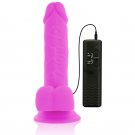 Diversia Flexible Vibrating Dildo 20.5 Cm, Purple