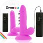 Diversia Flexible Vibrating Dildo 17 Cm, Purple