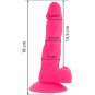 Diversia Flexible Vibrating Dildo 18 Cm, Pink