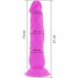 Diversia Flexible Vibrating Dildo 21 Cm, Purple