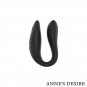 Anne&Acirc;&acute;s Desire Dual Pleasure Wireless Watchme Black