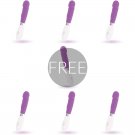 Glossy Paul Vibrator Purple 6+1 Free