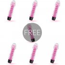 Glossy Axel Vibrator Pink 6+1 Free