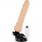 Basecock Realistic Vibrator Remote Control Flesh 19.5 Cm