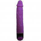 Colorful Sex Realistic Vibrator Purple 23 Cm