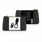 Coquette Chic Desire Cock Ring Remote Control Rechargeable Black/ Gold
