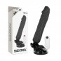 Basecock Realistic Vibrator Remote Control Black 20 Cm